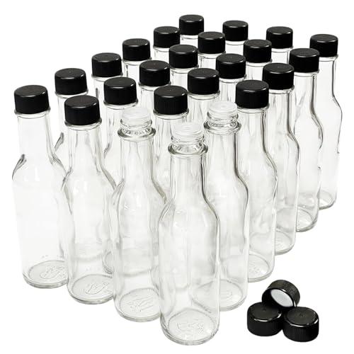 nicebottles Hot Sauce Bottles, 5 Oz - 48 Pack