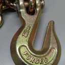 VEVOR G80 Transport Binder Chain, 5/16" x 10.3' Tow Chain with Clevis Grab Hooks, 4900 lbs Safe Working Load, Heavy Duty Trailer Logging Chain for Transporting Towing Truck Tie Down Binding Equipment