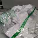 LED Light-Up Halloween Ghost Wreath, 12 Glowing White Ghost Garland, Halloween Ghost Wreath, Spooky Indoor & Outdoor Hanging Decoration for Front Door, Wall, Party