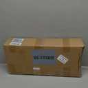 American Mahjong Set, 166 White Tiles with 4 Colors Acrylic Racks, Pushers, Flower Carrying Bag, Portable Travel Set