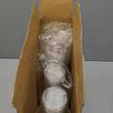 [100 PACK] 12 oz Clear Plastic Cups With Strawless Sip Lids, Disposable Plastic Cups With Sip Through Lids for Ice Coffee, Smoothie, Slurpee, or Any Cold Drinks