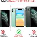 3 x NITITOP Compatible with iPhone 11 Case Cute Flower Floral Tulip Pattern for Women Girls Trendy Slim Fit TPU Bumper Silicone Shockproof Full Camera Protection Cover - Pink