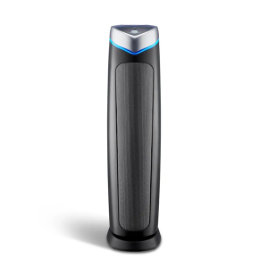 GermGuardian 5-In-1 HEPA Air Purifier for Home, Large Rooms Up To 915 Sq. Ft. with HEPA Pet Air Filter, UV-C Light & Odor Reduction, AC5250PT, 28" Tower, Gray