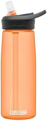 CamelBak Eddy+ Bite Valve Straw Tritan Water Bottle (25 Ounces, Lava)