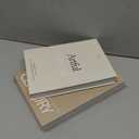 Aesthetic Decorative Books - Set of 2 Stylish Boxes Enhance Your Coffee Table, Bookshelf or Mantel Decor - Beautiful Fake/Faux Books for Modern Home Decoration, Photo Storage and as a Keepsake Box (Brown-Beige)