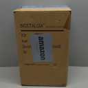 Nostalgia Vintage Hot-Air Popcorn Maker Machine - Makes Up to 12 Cups - Oil-Free - Healthier Popcorn - Classic Stand-Up Cart With Wheels - Includes Kernel Measuring Cup - White & Red