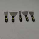 Set of 5 Putty Knife, Set, 1" 2" 3" 4" 5" Scraper, Spackle Knife, Paint Scraper, Scraper Tool, No Rusting, Perfect For Repairing Drywall, Removing Wallpaper, Mud, Plaster Scraping