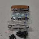 Gaoye Reading Glasses Men/Women, Eyeglasses, Blue Light Readers for Men/Women, Eye Glasses (Black, Leopard, Blue & Clear Mix)