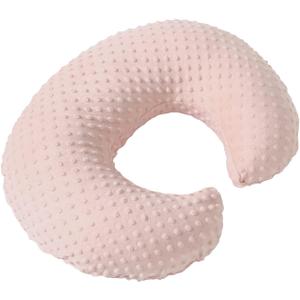 Pillowcase for Nursing Pillow and Positioner for Breastfeeding and Bottle Feeding, Propping Baby, Tummy Time, Baby Sitting Support, Awake-Time Support, Pillow Cover Only (Light Pink)