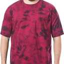 KingSize Men's Big & Tall Shrink-Less Lightweight Pocket Crewneck T-Shirt (Red), 8XL
