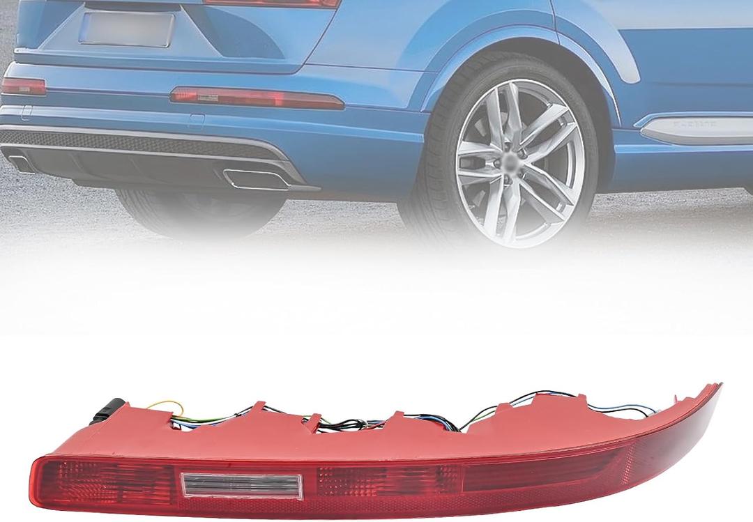 Rear Bumper Light Right Tail Light Reverse Lamp Replace 4L0945096A Fit for Audi Q7 2007 2008 2009 2010 2011 2012 2013 2014 2015 Passenger Side