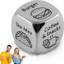 Birthday Anniversary Wedding Gifts for Women Men Him Her, Stainless Steel Food Decider, Couple Boyfriend Girlfriend Date Night Gift for Husband Wife, Christmas Stocking Stuffers White Elephant Ideas