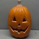 Halloween LED Jack-O Lanterns, Warm, 17.3x10.6x8.7 Inch, Classic