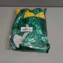 Dragon-Wings-Costume for Kids Toddler Boys Dress-Up Clothes, Dinosaur-Cape and Mask Gloves as Girls Dino Party Gift (Metallic Green)