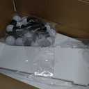 4FT Marquee Numbers, Warm White Light Up Number 1 with Display Board, Marquee Balloon Kit Decorations, DIY Pre-Cut Frames for Party, 1st Baby Birthday, Anniversary Decor, 21st Milestones