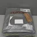 DECOMOMO Storage Bins, Cube Storage Bin with Labels, Fabric Storage Cubes for Shelves (10.5" x 11" / 6pcs, Grey)