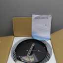 YYJLX 3 Light Flush Mount Ceiling Light Fixtures Modern Crystal Chandelier Black E26 Indoor Lighting for Hallway Bedroom Bathroom Foyer Living Room Dining Room Kitchen. (Large)