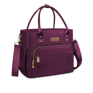 MIYCOO Lunch Bag Lunch Box Women - Leakproof Insulated Lunch Cooler Bag for Women - Large Lunch Tote Bags Adults, Purple