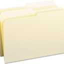 Smead File Folder, 1/2-Cut Tab, Assorted Positions, Legal Size, Manila, 100 per Box (15320)