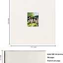 Linen Hardcover Photo Album 4x6 1000 Photos Large Capacity for Family Wedding Anniversary Baby Vacation, 4x6 Photo Albums with Front Window Holds 1000 Horizontal and Vertical 4 x 6 Pictures(Beige)