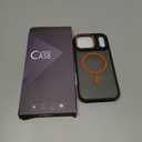 Magnetic 3 in 1 for iPhone 17 Pro Max Case, [Omni-Directional Protection] with 1x Screen Protector + 1x Camera Cover, [Seamless Work with Magsafe] Protective Case for iPhone 17 Pro Max Cosmic Orange