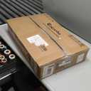 Adjustable Overbed Bedside Table, Hospital Bed Table with Wheels, Portable Rolling Desk, Mobile Small Standing Desk, Rolling Laptop Stand, Computer Cart (23.62inch)