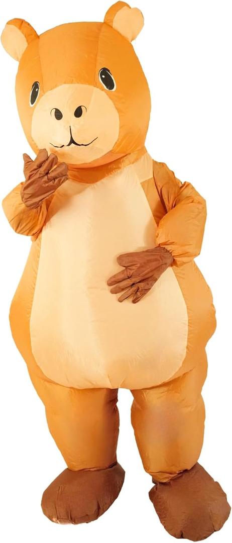 PTS Inflatable Costume Adult, Blow Up Capybara Costume for Halloween Inflatables Cosplay Party