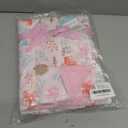 Hudson Baby Unisex Baby Plush Mink and Sherpa Blanket, Girl Woodland, One Size