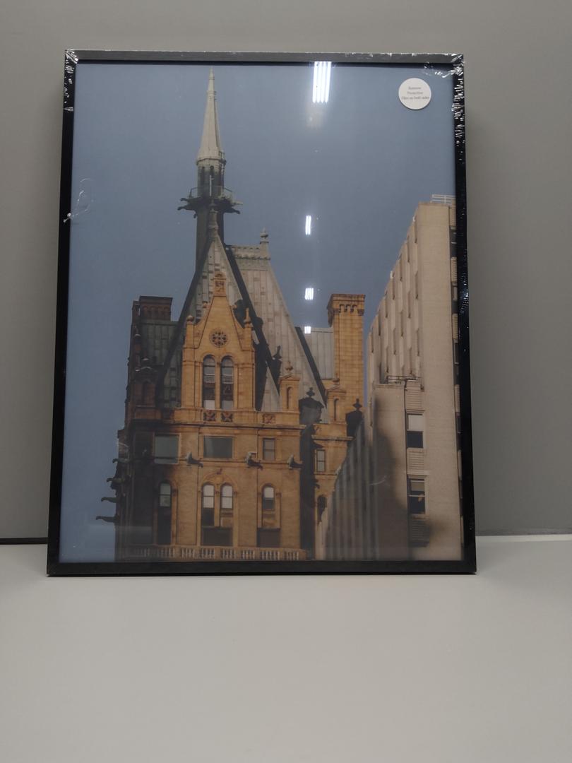 Golden State Art 14x18 Aluminum Picture Frame.Metal Poster. Wall Hook Included. ( 1 Pack Black)