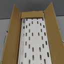 SPACELEAD Slim Storage Cart 4 Tier,Bathroom Organizer Rolling Utility, Mobile Shelving Unit Slide Out for Office, Kitchen, Laundry Room & Narrow Places,White