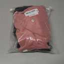 Dog Winter Coat Soft Fleece Dog Clothes for Cold Weather, Warm Dogs Pullover Pajamas Cozy Cold Weather Jacket Full Body Suit Windproof Fleece Sweater for Dogs Walking Hiking Sleeping (Pink L)