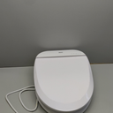ZMJH Bidet Toilet Seat, Electric Smart Heated Seat with Slow Closes, Vortex Wash, Warm Dryer, Rear and Front Wash, Warm Water, Remote Control, and Night Light, White, A102S-W (Elongated)