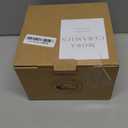 MORA Ceramic Latte Art Mug With Saucer - 10.5 oz, Round Bottom For Perfect Pours - Cafe Cups for Cappuccino, Espresso, Coffee, Tea etc - Porcelain Set for Baristas, Great Gift - Vanilla White