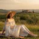 ECOHUB Lace Bows Canvas Tote Bag for Women, Large Work Tote Suitable for Birthday, Beach, Wedding, Honeymoon, Shoulder Handbags Gifts for Mom, Brides, Friends, Bridesmaids, Beige 24L