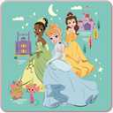 Disney Princess Girls Folding Table & Chairs Set for Kids and Toddlers 36 Months Up to 7 Years, Includes: 1 Table (36" L x 24" W x 20" H), 2 Chairs (13" L x 13.5" W x 21" H) Weight Limit: 70 lb, Onesize