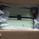 mixi 20 Inch Carry On Luggage PC Hardside Suitcases with Wheels & TSA for Travel Woman Men, Avocado Green