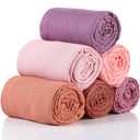 47 x 47 Inches Muslin Swaddle Blankets Cotton Newborn Receiving Blankets Breathable Colorful Baby Swaddle Soft Baby Registry Essentials Gift for Unisex Boy Girl
