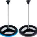 2-Pack Silicone French Press Coffee Makers compatible with Jetboil Flash Camping Stoves, french press coffee maker for Jetboil Flash Camping StovesRegular Size (2)