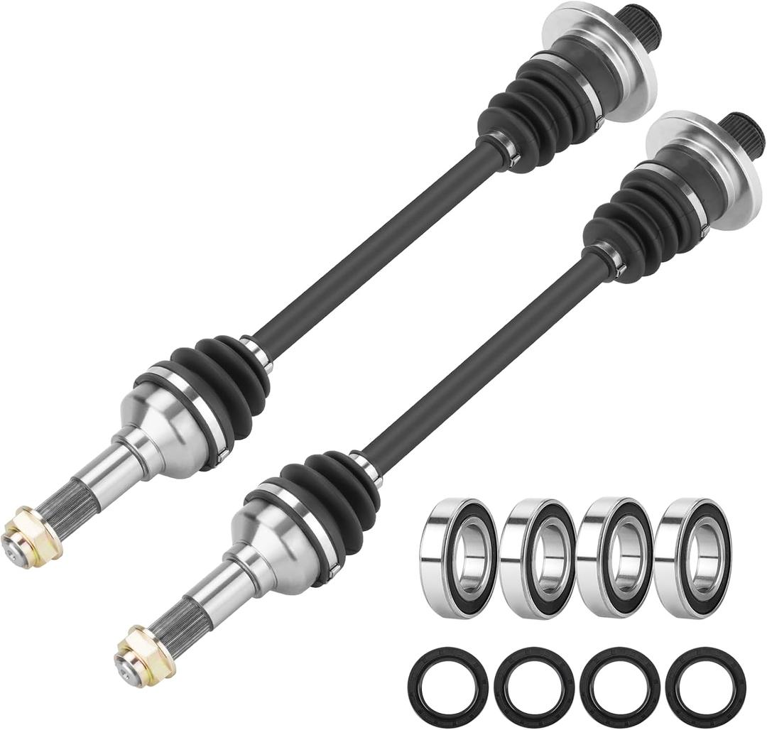 Rear Left & Right CV Axle Shaft with Wheel Bearing for Yamaha Rhino 450 660 2006 2007 2008 2009, 5UG-F530T-20-00, 5UG-F530V-02-00, 5UG-F531H-21-00