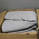 10x14 Area Rugs for Living Room, Non Slip Machine Washable Vintage Rugs, Low Pile Lightweight Large Rug for Bedroom, Dining Room, Home Office Blue