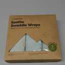 3-Pack Organic Baby Swaddle Sleep Sacks - Swaddles for Newborns, Infant 0-3 Months, Baby Girls, Boys, Soft & Snug Newborn Sleep Sack, Nursery Swaddling Blankets (Lunaris, OS)