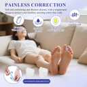 Adjustable Big Toe Separators For Women Men, Silicone Gel Spacers Corrector, For Bunion Hammer Overlapping, 6 Pcs