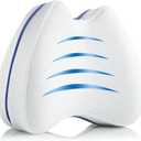 QISHFEN Knee Pillow for Side Sleepers Hip Pain Memory Foam - Leg Pillow for Side Sleeping Back, Sciatica, Knee Pain Relief - Side Sleeper Pillows with Washable Cover (1 Pack)