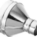 PATIKIL 8 Inch to 3 Inch Round Duct Reducer Increaser Connector, Galvanized Steel Adapter Pipe Fitting for Bathroom Kitchen Ventilation Systems, Silver Tone