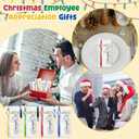 Tenceur 20 Set Christmas Coworkers Gifts Bulk Light Bulbs Keychain Motivational Ballpoint Pens Coworkers Are Like Christmas Light Cards for Office Employee Staff Teacher Team