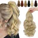Ponytail Extension Drawstring Curly Wavy Ponytail Extensions Clip in Long Pony Tails Hair Cute