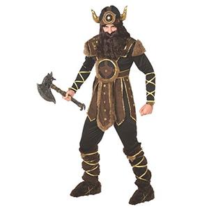 Morph Men's Viking Costume, Viking Costume, Nordic Warrior Costume, Men's Halloween Costume, Adult Carnival Costume, L