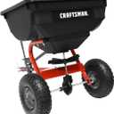 CRAFTSMAN Universal Tow Behind Broadcast Spreader for Seed, Fertilizer, and Ice Melt, 85 lb Capacity with Direct Rod Flow Control