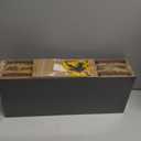 BAYKA Floating Shelves for Wall, Wall Mounted Rustic Wood Shelves for Bathroom, Bedroom, Living Room, Kitchen, Hanging Shelf for Books/Storage/Room Decor with 22lbs Capacity (Black, Set of 3, 15.7 In)