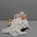 2 Set Halloween Cupcake Stand Ghost Pumpkin Candy Bowl Serving Tray Plush Halloween Cake Stand Holder Dessert Candy Dishes Tabletop Decoration for Party Cookies Display